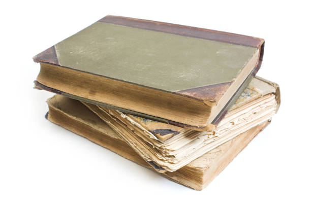 istock An old book with a crumpled sheet 891196582