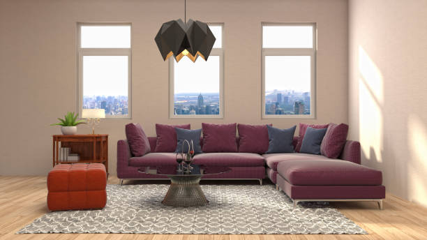 istock Interior living room. 3d illustration 891215862