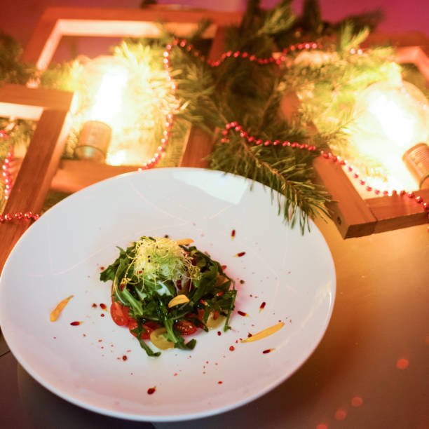 istock vegetarian festive dinner christmas menu 891226808