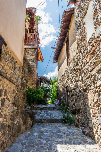 istock Stone pavement in a narrow street 891227204