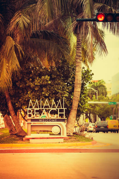 istock Miami Beach welcome sign, Florida 891236206