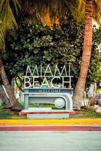 istock Miami Beach welcome sign, Florida 891236218