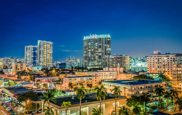 istock Miami South Beach night street view 891236228