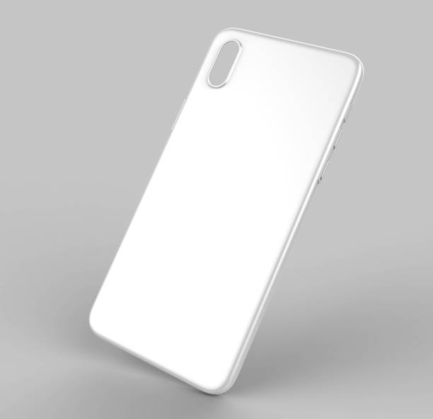 istock Blank white smartphone mobile case mock up template for print design and branding purpose. 3d render illustration 891280910