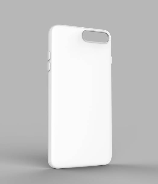 istock Blank white smartphone mobile case mock up template for print design and branding purpose. 3d render illustration 891288992