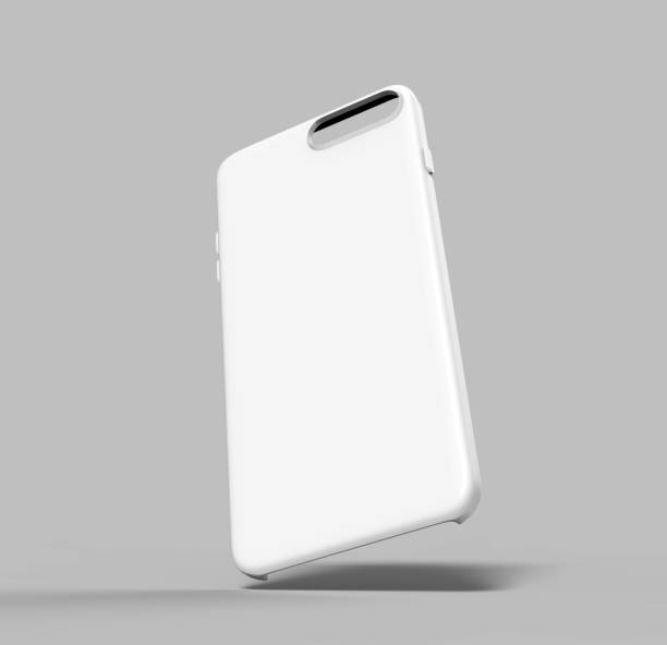 istock Blank white smartphone mobile case mock up template for print design and branding purpose. 3d render illustration 891296998