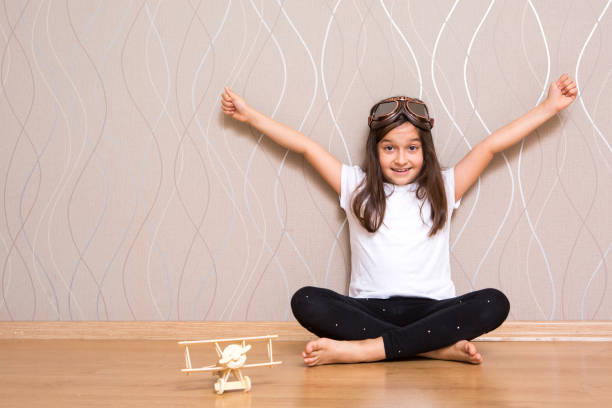 istock dreams and travels. pilot aviator child 891297880
