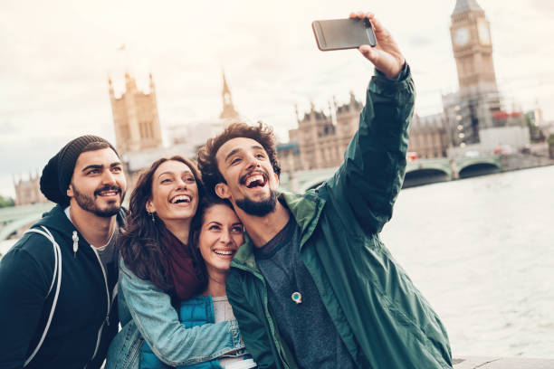 istock Selfie in London city 891300588