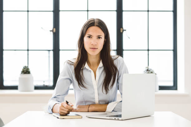 istock Eurasian Female Business Leader Working 891309908