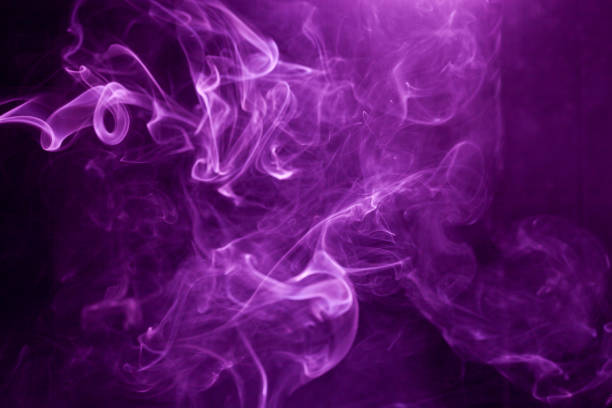 istock Toxic purple smoke. 891325360