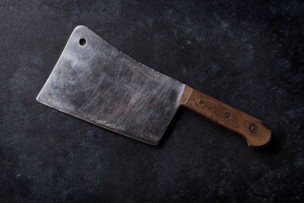 istock Butcher. Vintage meat knife 891330490
