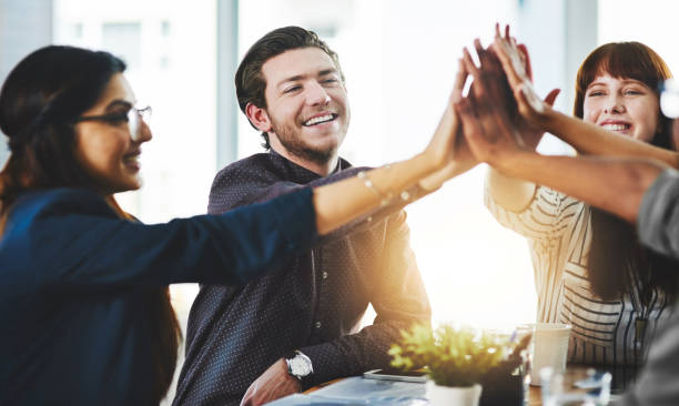 istock The foundation of success rests on teamwork 891356798