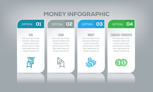 Money Infographic Stock Illustration - Download Image Now - Infographic ...