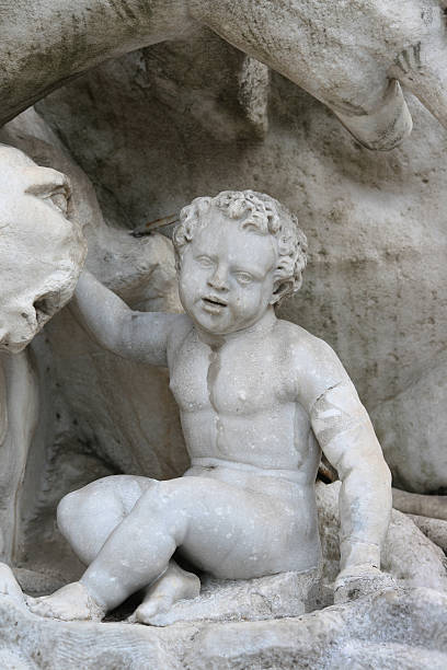 istock Marble baby sculpture in Rome 89136665