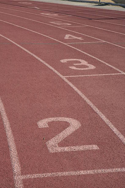 istock Track and field starting line 89136956