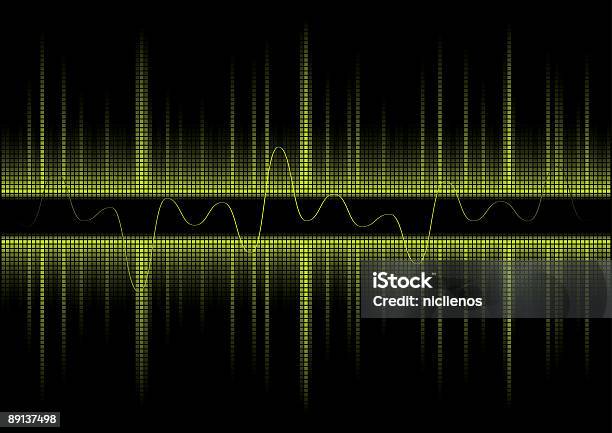 Background Design Sound Wave Stock Illustration - Download Image Now - Backgrounds, Checked Pattern, Color Gradient