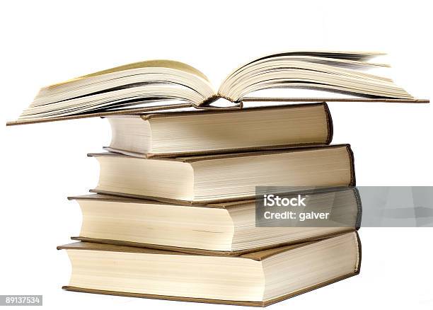 Heap Of Books Stock Photo - Download Image Now - Advice, Book, Bookshelf