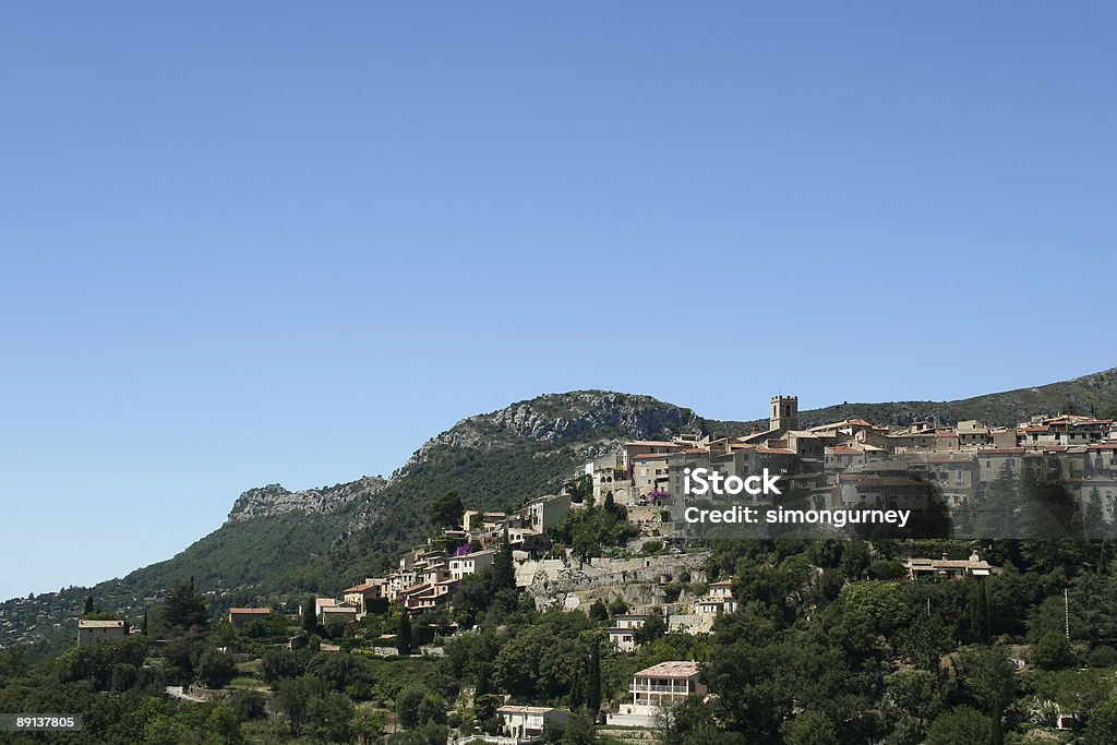 Mediterrane hill Stadt - Lizenzfrei Alt Stock-Foto