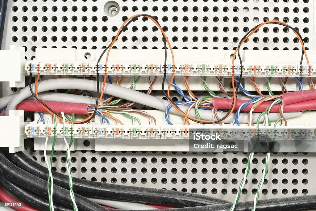 Caja de conexiones - Foto de stock de Ancho de banda libre de derechos