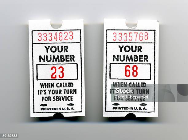 Take A Number Please Stock Photo - Download Image Now - Assistance, Black Color, Color Image