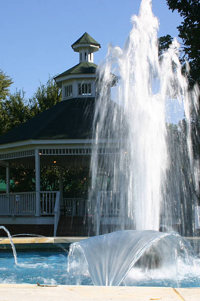 Park Fountain stock photo