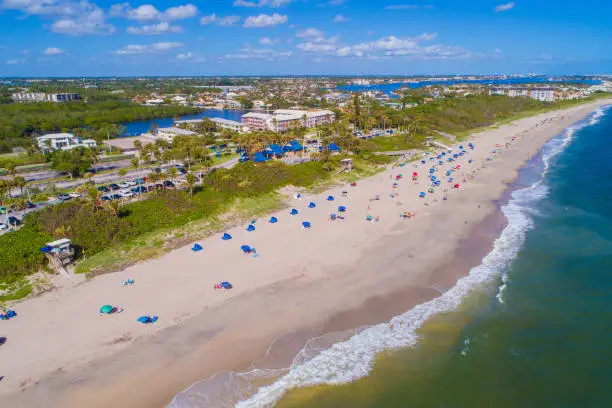 Photo of Aerial image Oceanfront Beach Park Boynton Florida
