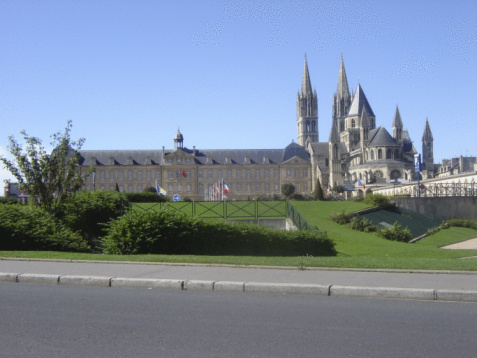 Abbey of Saint-Etienne at Caen in Normandy France.