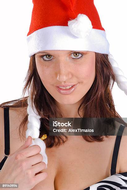 Sexy Santa Claus Stock Photo - Download Image Now - 18-19 Years, 20-24 Years, Adult