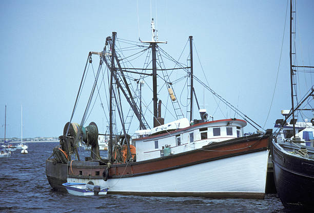 istock Commercial Fishing Boat At Dock 89140947