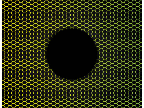 蜂巣緑の背景デザイン - beehive bee colony wax点のイラスト素材／クリップアート素材／マンガ素材／アイコン素材