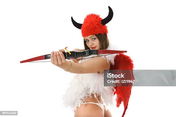 Diabo Sexual Kupedon Com Arco - Fotografias de stock e mais imagens de Adulto - Adulto, Anjo, Arco - Arco e flecha