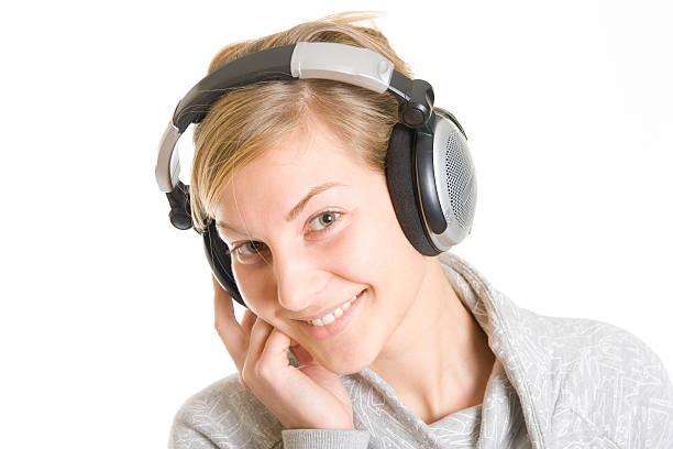 istock Listening music with headphones 89142652