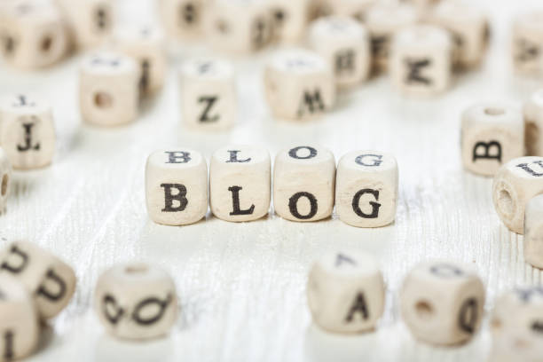 istock Blog word written on wood block. 891429614