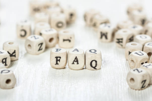 istock Faq word written on wood block. 891430504