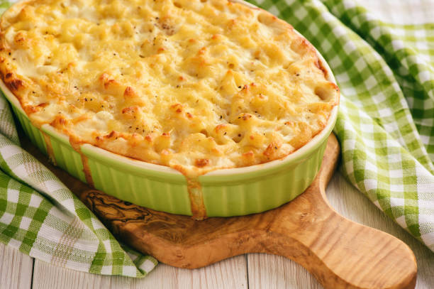 istock Macaroni and cheese, traditional american food. 891440142