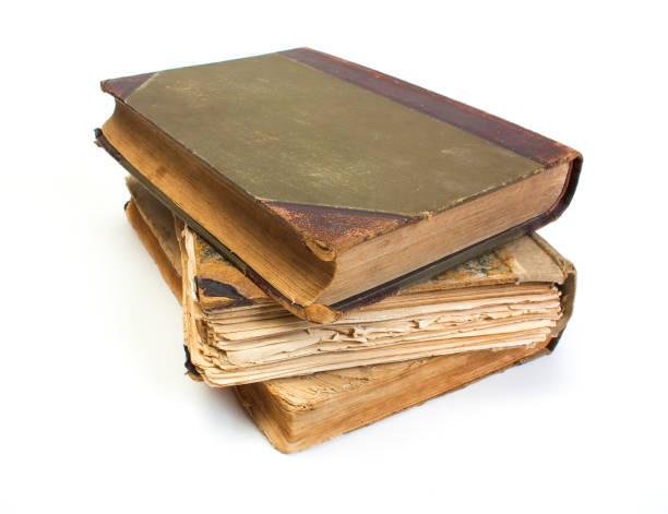 istock An old book with a crumpled sheet 891441036