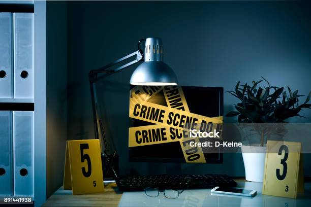 Crime Stock Photo - Download Image Now - Computer Crime, Forensic Science, Police Force