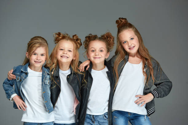 istock Young girl posing at studio 891443960