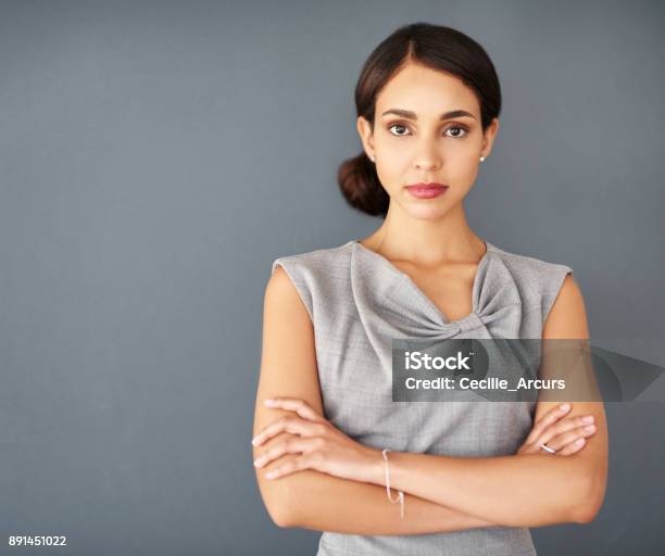 I Dont Do Doubt Only Determination Stock Photo - Download Image Now - Serious, Women, One Woman Only