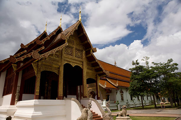 Wat Phra Singh stock photo