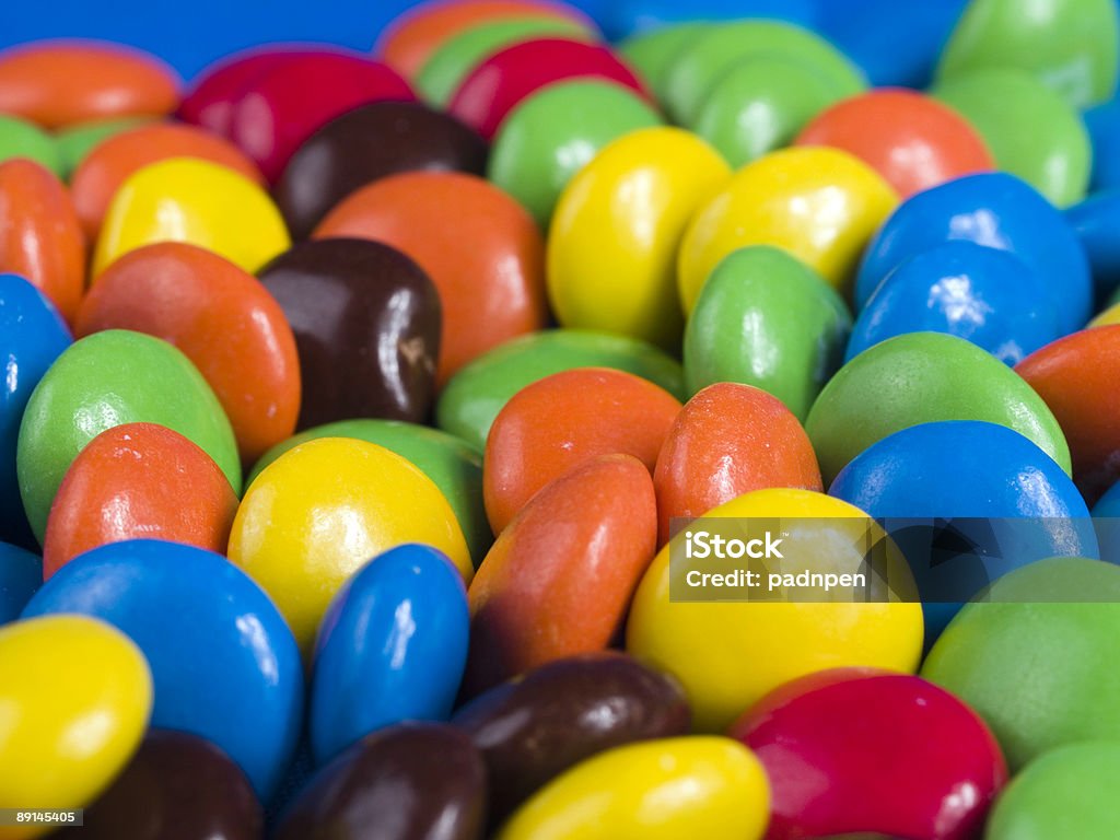 Candy Stücke, Nahaufnahme - Lizenzfrei Bunt - Farbton Stock-Foto