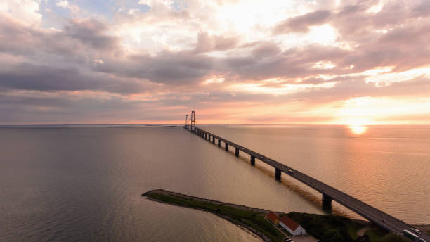 istock View from above of bridge at sunset 891455480