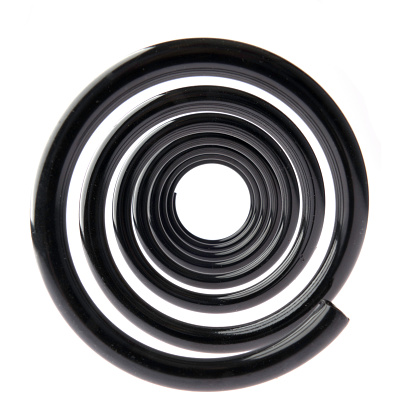 Car springs, shock absorber isolates on white background