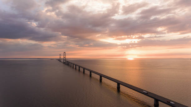 istock View from above of bridge at sunset 891455666