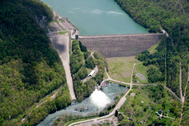istock Aerial view of Youghiogheny River Dam 891455768