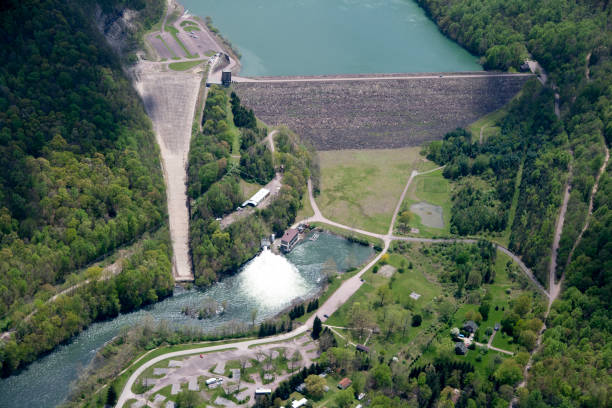 istock Aerial view of Youghiogheny River Dam 891455940