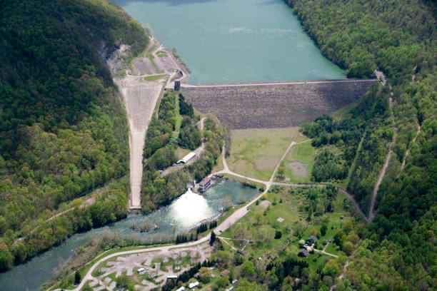 istock Aerial view of Youghiogheny River Dam 891456192