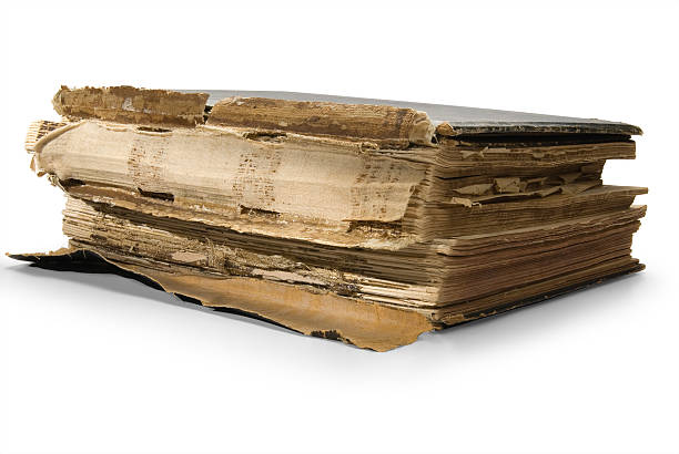 istock The old book, isolated on white background 89145695