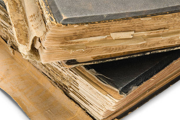 istock The old book, isolated on white background 89145707