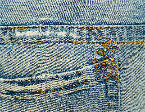 istock Close-up of denim cloth 89145811